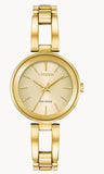 MISCELLANEOUS WATCH
Yellow Tone Stainless Steel Champagne 3H Dial Bangle Brace WR30M