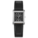 Citizen L Bianca Eco-Drive Stainless Steel 21.5mm Case Black Leather Strap Water Resistant 50m