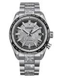 ATTESA Platinum Shine Eco-Drive Super Titanium Case & Bracelet Silver Dial with Date Water Resistant 100m