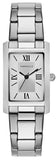 Caravelle Quartz Stainless Steel Case & Bracelet Silver Tone Dial Black Hands & Markers