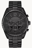 Caravelle Sport Quartz 44mm Black Stainless Steel Case & Bracelet Black Dial