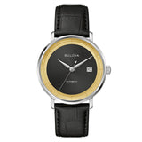 Limited Edition 2605/5000 Rat Pack Watch 
Automatic 
Stainless Steel 40mm Case 
Black Dial 
Date 
Black Leather Strap