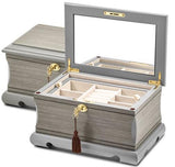 Brand: QUALITY GOLD
Limited Edition Grey Veneer and Painted Jewelry Box - Giftware