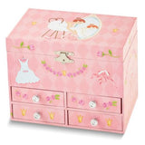 Brand: QUALITY GOLD
Ballerina Four Drawer Musical Jewelry Box - Giftware