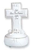 Brand: QUALITY GOLD
God Bless White Porcelain Musical Cross - Giftware