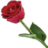 Brand: QUALITY GOLD
Lacquer Dipped Natural Red Rose with Green Leaves - Giftware