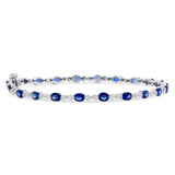 14KT Gold Sapphire Bracelet