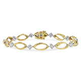 14KT Gold Diamond Bracelet