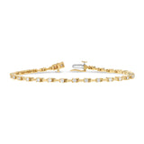 14KT Gold Diamond Bracelet