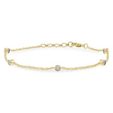 14KT Gold Diamond Bracelet