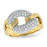 14KT Gold Ladies Diamond Fashion Ring
