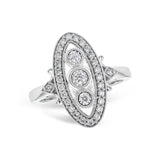 14KT Gold Ladies Diamond Fashion Ring