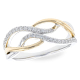 14KT Gold Ladies Diamond Fashion Ring