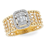 14KT Gold Ladies Diamond Ring