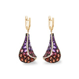 14KT Gold Multi-Stone Earrings