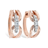14KT Gold Diamond Earrings