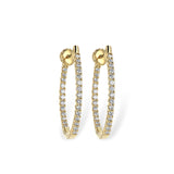 14KT Gold Diamond Earrings