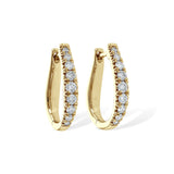 14KT Gold Diamond Earrings