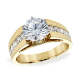 14KT Gold Diamond Semi-Mount Engagement Ring