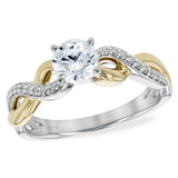 14KT Gold Diamond Semi-Mount Engagement Ring