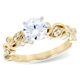 14KT Gold Diamond Semi-Mount Engagement Ring