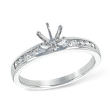 14KT Gold Diamond Semi-Mount Engagement Ring