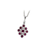 14KT Gold Ruby Necklace