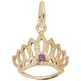 TIARA W/ BIRTHSTONE-JUNE
