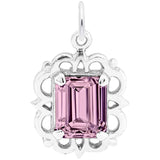 Birthstone Charm - Oct