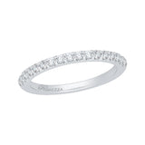 Diamond Half-Eternity Wedding Band in 14K White Gold