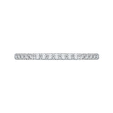 Diamond Half-Eternity Wedding Band in 14K White Gold