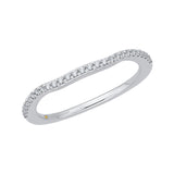 Diamond Half-Eternity Wedding Band in 14K White Gold 