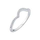 Diamond Wedding Band in 14K White Gold