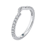 Diamond Wedding Band in 14K White Gold