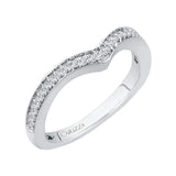 Diamond Wedding Band in 14K White Gold