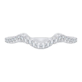 Diamond Wedding Band in 14K White Gold