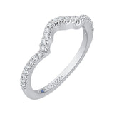Diamond Wedding Band in 14K White Gold