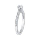 Diamond Engagement Ring in 14K White Gold