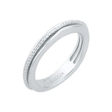 Plain Wedding Band in 14K White Gold