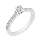 Diamond Engagement Ring in 14K White Gold