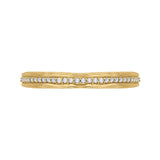 Round Diamond Wedding Band in 14K Yellow Gold