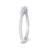 Baguette Cut Diamond Wedding Band in 14K White Gold