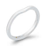 Plain Wedding Band in 14K White Gold