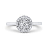 10K White Gold 1/3 Ct Diamond Fashion Ring in 14K White Gold