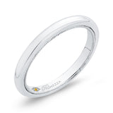 Plain Wedding Band in 14K White Gold