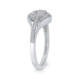 10K White Gold 1/3 ct White Diamond Fashion Ring in 14K White Gold