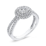 10K White Gold 2/3 ct White Diamond Fashion Ring in 14K White Gold