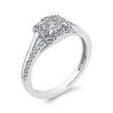 1/3 ct Round Diamond 10K White Gold Fashion Ring in 14K White Gold