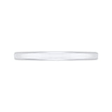 Plain Wedding Band in 14K White Gold