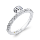 Diamond Engagement Ring in 14K White Gold